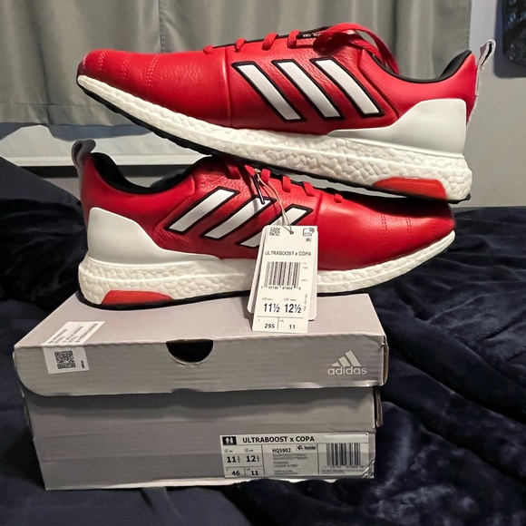 NEW Adidas New York Red Bulls Ultraboost DNA X Copa shoes, size 11.5 - Picture 1 of 10